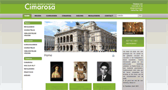 Desktop Screenshot of cimarosa.be