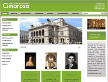 Tablet Screenshot of cimarosa.be
